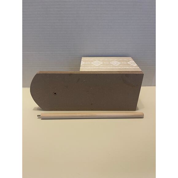 Target Dollar Spot 2022 Wooden Folding Tray and Paper Towel Caddy - Picture 13 of 13